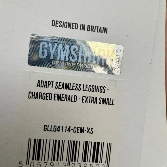 Gymshark Adapt Seamless Leggings Emerald - Picture 7 of 9